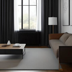 modern living room interior design. Bring the Outdoors In with a Nature Inspired Illustration