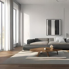 modern living room interior design. Bring the Outdoors In with a Nature Inspired Illustration