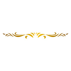 Gold Calligraphic Border