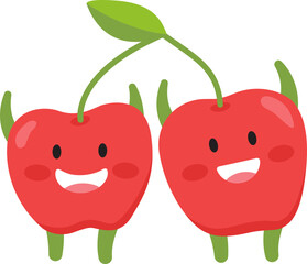 Cherry Cartoon Character