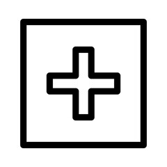 Obraz premium add icon or logo isolated sign symbol vector illustration - high quality black style vector icons