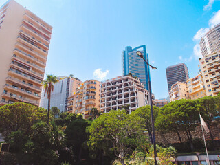 モナコ　モンテカルロの街並み