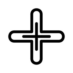 Obraz premium add icon or logo isolated sign symbol vector illustration - high quality black style vector icons