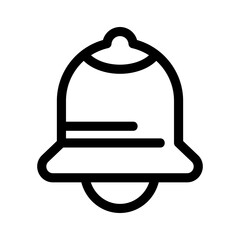 bell icon or logo isolated sign symbol vector illustration - high quality black style vector icons