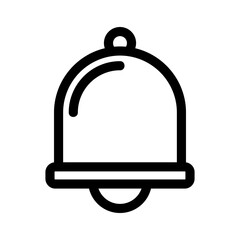 bell icon or logo isolated sign symbol vector illustration - high quality black style vector icons