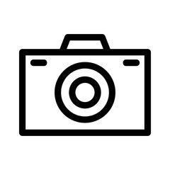 camera icon or logo isolated sign symbol vector illustration - high quality black style vector icons