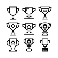 champion icon or logo isolated sign symbol vector illustration - high quality black style vector icons
