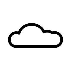 cloud icon or logo isolated sign symbol vector illustration - high quality black style vector icons
