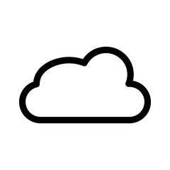 cloud icon or logo isolated sign symbol vector illustration - high quality black style vector icons