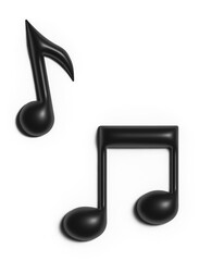 3d music notes