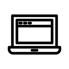 computer icon or logo isolated sign symbol vector illustration - high quality black style vector icons