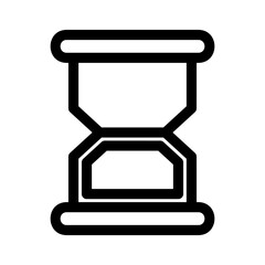 hourglass icon or logo isolated sign symbol vector illustration - high quality black style vector icons