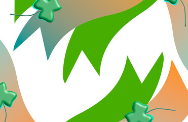 セントパトリックデーをイメージした背景