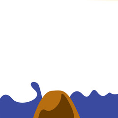 Abstract Beach Illustration