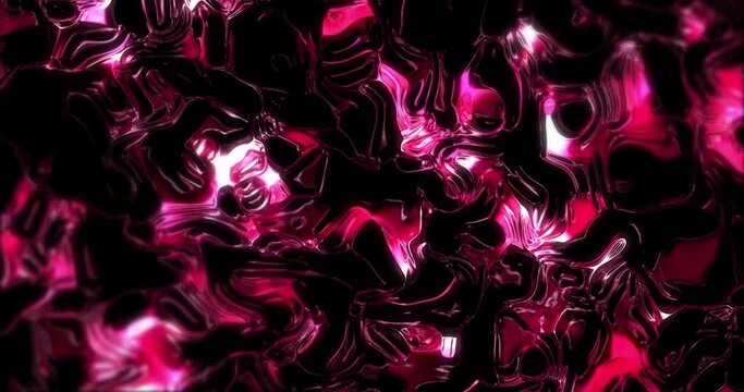 Neon Plastic abstract background with smoke