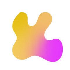 Fototapeta premium Abstract Shapes Gradient Transparent 