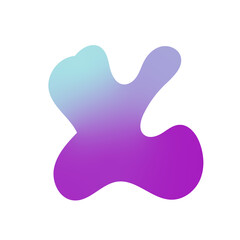 Abstract Shapes Gradient Transparent 