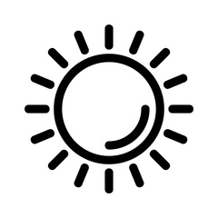 sun icon or logo isolated sign symbol vector illustration - high quality black style vector icons