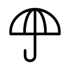 umbrella icon or logo isolated sign symbol vector illustration - high quality black style vector icons