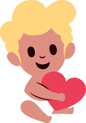 Fototapeta premium Valentine Baby Cupid