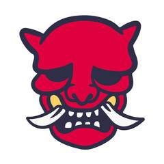 skull oni mask 