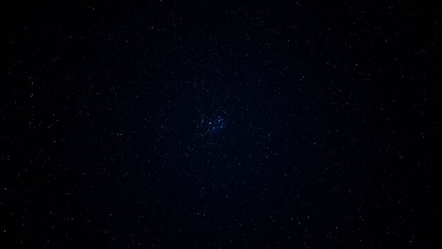 Cluster of stars in the night sky