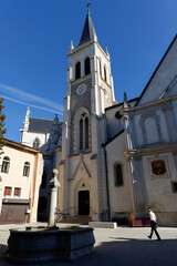 Balade dans la ville de Thonon-les-Bains en France