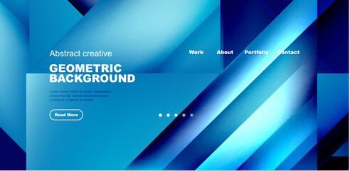 Dynamic triangle design with fluid gradient colors abstract background