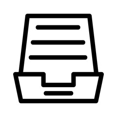 archive icon or logo isolated sign symbol vector illustration - high quality black style vector icons