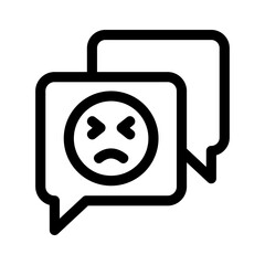 bad experience icon or logo isolated sign symbol vector illustration - high quality black style vector icons