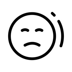 Fototapeta premium bad experience icon or logo isolated sign symbol vector illustration - high quality black style vector icons