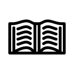 book icon or logo isolated sign symbol vector illustration - high quality black style vector icons