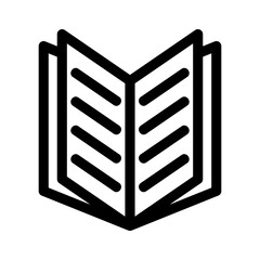 book icon or logo isolated sign symbol vector illustration - high quality black style vector icons