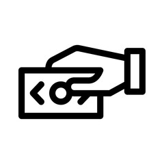 cash payment icon or logo isolated sign symbol vector illustration - high quality black style vector icons