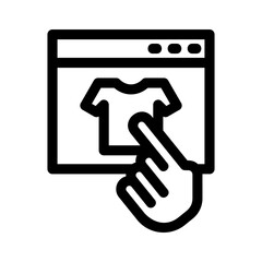 click to buy icon or logo isolated sign symbol vector illustration - high quality black style vector icons