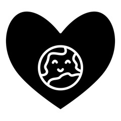 earth with love icon