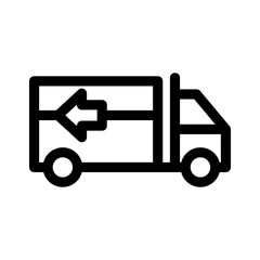 distribution icon or logo isolated sign symbol vector illustration - high quality black style vector icons