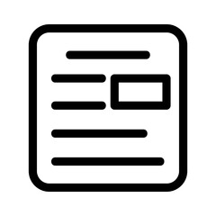 document icon or logo isolated sign symbol vector illustration - high quality black style vector icons