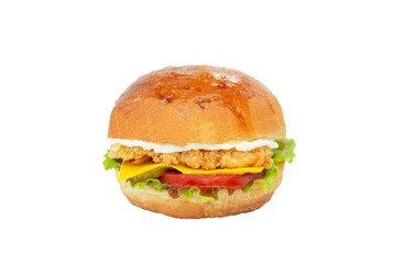 chicken burger for fast food menu png