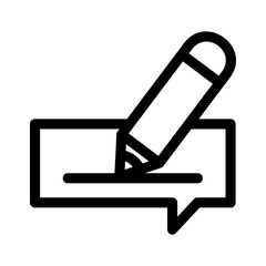 edit feedback icon or logo isolated sign symbol vector illustration - high quality black style vector icons