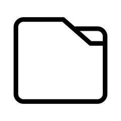 folder icon or logo isolated sign symbol vector illustration - high quality black style vector icons