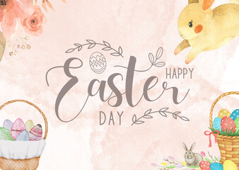 Happy Easter greeting Card