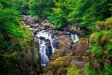 The Hermitage Waterfall, near Dunkeld, Scotland, United Kingdom