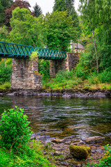 Cast Iron Bridge at Strathtay, Scotland, United Kingdom