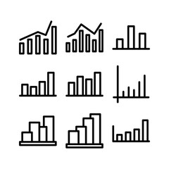 graph icon or logo isolated sign symbol vector illustration - high quality black style vector icons