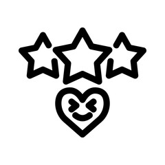 high rating icon or logo isolated sign symbol vector illustration - high quality black style vector icons