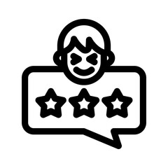 high rating icon or logo isolated sign symbol vector illustration - high quality black style vector icons