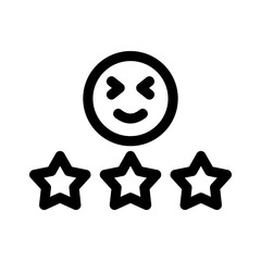 high rating icon or logo isolated sign symbol vector illustration - high quality black style vector icons