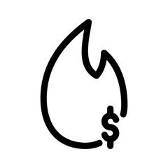 hot deal icon or logo isolated sign symbol vector illustration - high quality black style vector icons