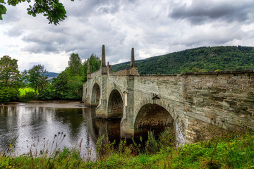 Fototapeta na wymiar Wade's Bridge, Aberfeldy, Scotland